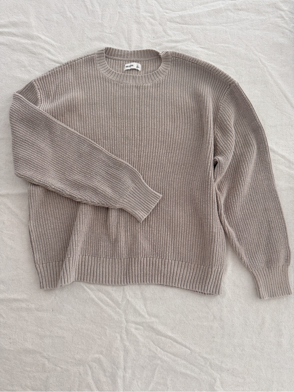 Hollister Oversized Cream Sweater